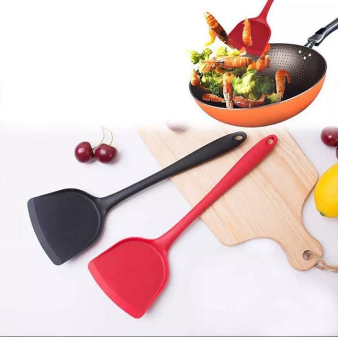 Multifunctional Non-Stick Silicone Spatula, Egg Fish Frying Pan Scoop, Fried Showel Cooking Utensil, Heat Resistant Silicone Spatula Multifunctional Non-Stick Silicone Spatula, Egg Fish Frying Pan Scoop, Fried Showel Cooking Utensil, Heat Resistant Silicone Spatula